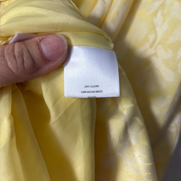 Evan Picone | Yellow Floral Midi Dress | Size 6 - Picture 5 of 7